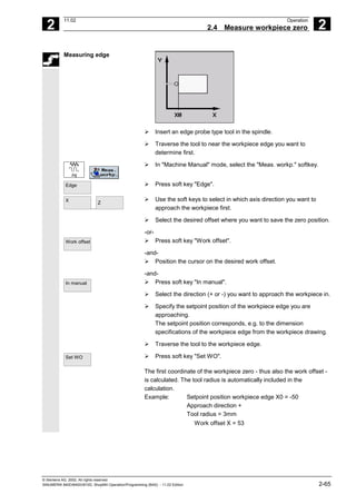 Fadal Siemens Operation Programming Guide | PDF