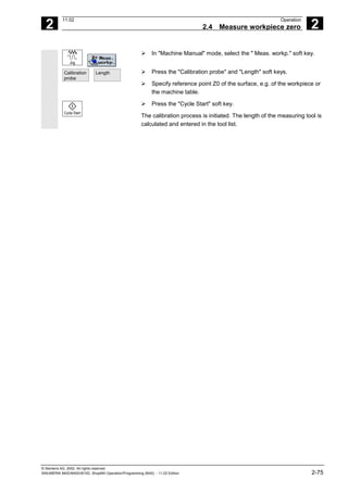 Fadal Siemens Operation Programming Guide | PDF