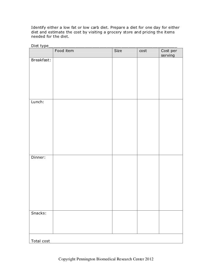 Fad diet homework 2 unit 8