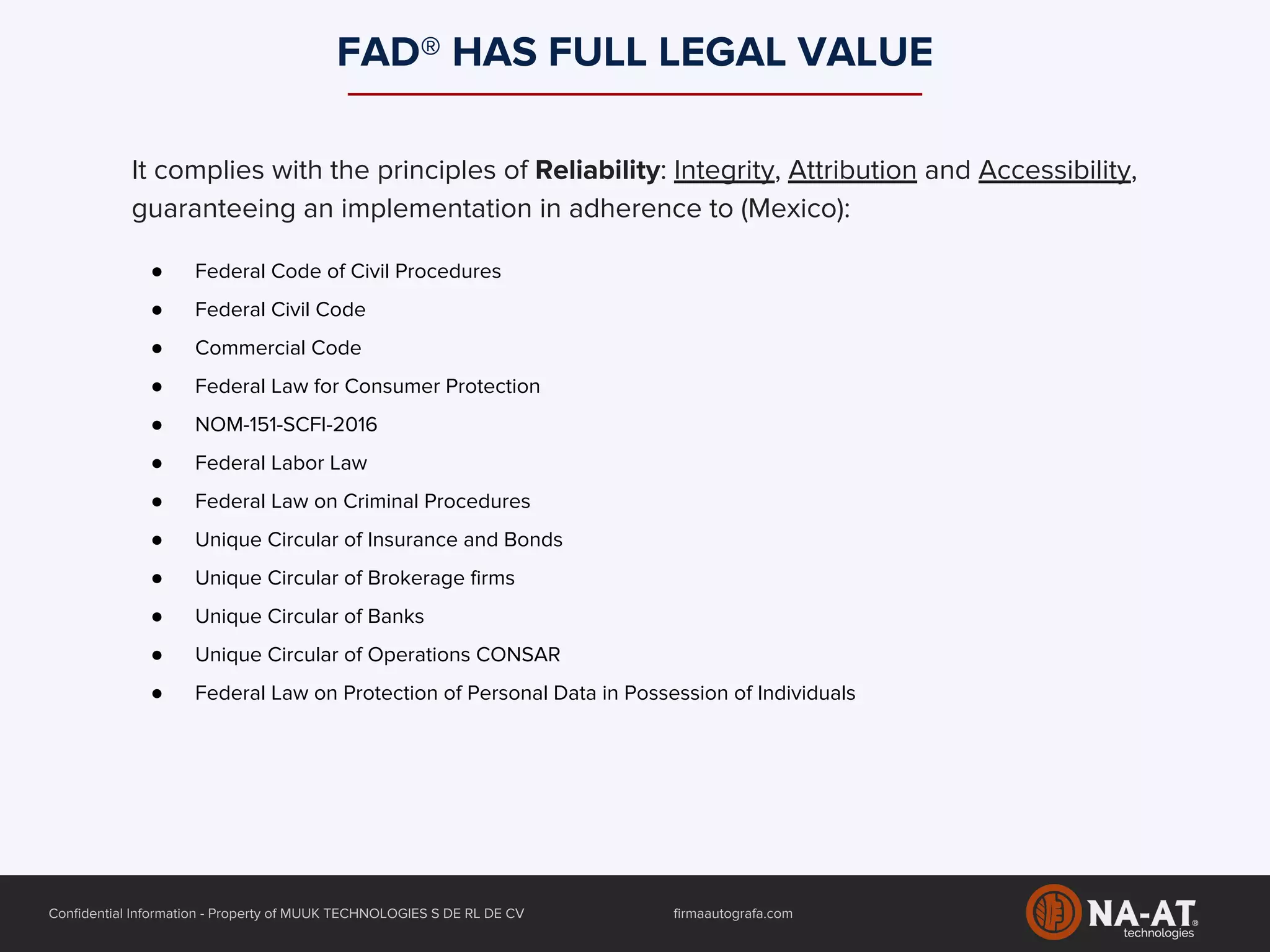 FAD® | Autograph signature on electronic media | PDF