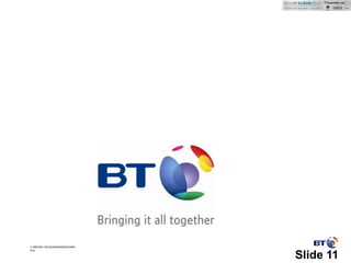 © British Telecommunications
plc

                               Slide 11
 