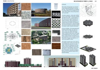 BELASTINGDIENST EMMEN A_16020 | 2TEAM 4 ARCHITECTEN
JEFF HALITI
De Burcht
The Castle in Hoogezand is an extension
of and replacement building for nursing
and care . After building the new headquar-
ters will be linked to two existing low-rise
wings which somatic and psycho-geriatric
care is provided.
Encounter, openness , clarity and visibility
are key to the design in which the residents
and staff at the center . A good quality of
life comes out for a good living and wor-
king environment . Space and openness
with an eye for the human dimension. Al-
ternation between intimacy and openness,
between rest and activity , between internal
and external orientation orientation making
the design versatile, durable and humane.
n the new building , all nursing apartments
designed around a large void. The two “
ends “ of the oval -shaped building are
small nursing units made with 8 single
rooms. Common living rooms in the heads
of the building offer views of the surroun-
dings. Contact with the environment is of
great importance for the occupants. Society,
where they no longer active part of it , it
must be perceptible to them.
The Castle is trying to give every scale of
the building clarity. At the level of the total
volume shreds not only shows its clear
design . Inside the building gives the loft
about ﬁve layers insight into the internal
organization of the building. And on each
ﬂoor there is a clear division of the pro-
gram. Orientation , perception and appea-
rance get a lot of attention and provide a
pleasant building.
 