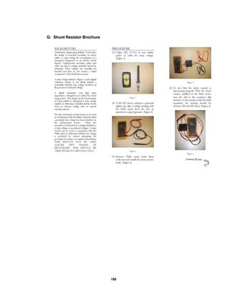 188
G: Shunt Resistor Brochure
 