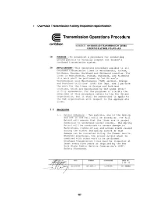 197
I: Overhead Transmission Facility Inspection Specification
 