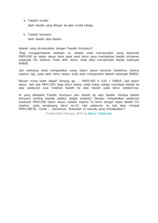 Penurunan Kadar Faedah: Apa Yang Perlu Anda Ketahui
