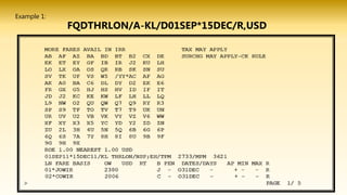 Example 1:
FQDTHRLON/A-KL/D01SEP*15DEC/R,USD
 