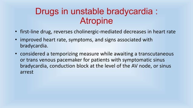 Approach to bradycardia | PPTX | Heart and Cardiovascular Diseases ...