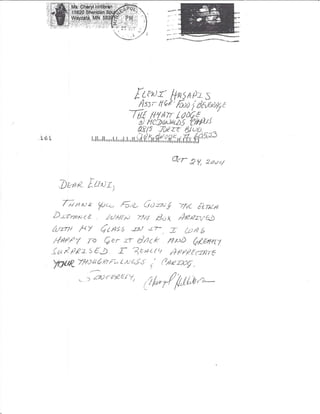 Client Thank You Note (2004)