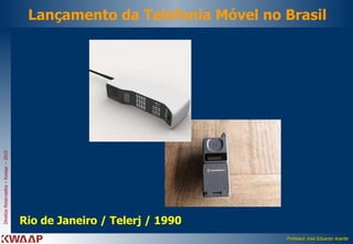 Lançamento da Telefonia Móvel no Brasil Rio de Janeiro / Telerj / 1990 