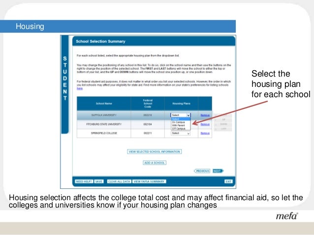 Understanding the FAFSA Understanding the FAFSA