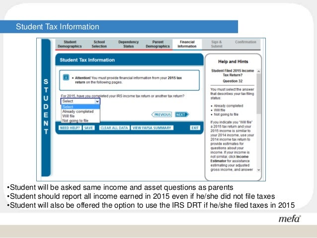 Unvested stock options fafsa