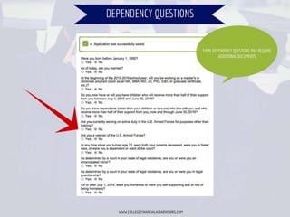 What to Expect on the FAFSA