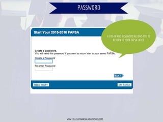 What to Expect on the FAFSA