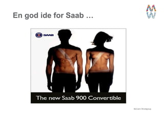 En god ide for Saab …