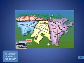 RECORRIDO
 TURISTICO
POR BOGOTÁ
 