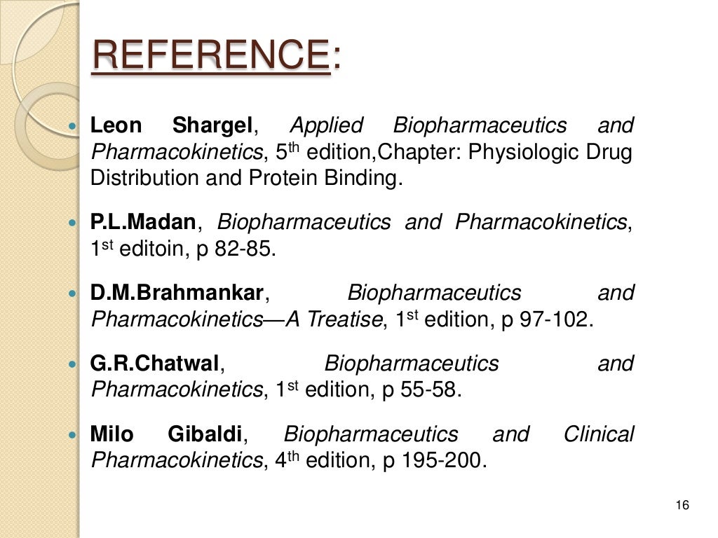 Factors Affecting ProteinBinding of Drugs