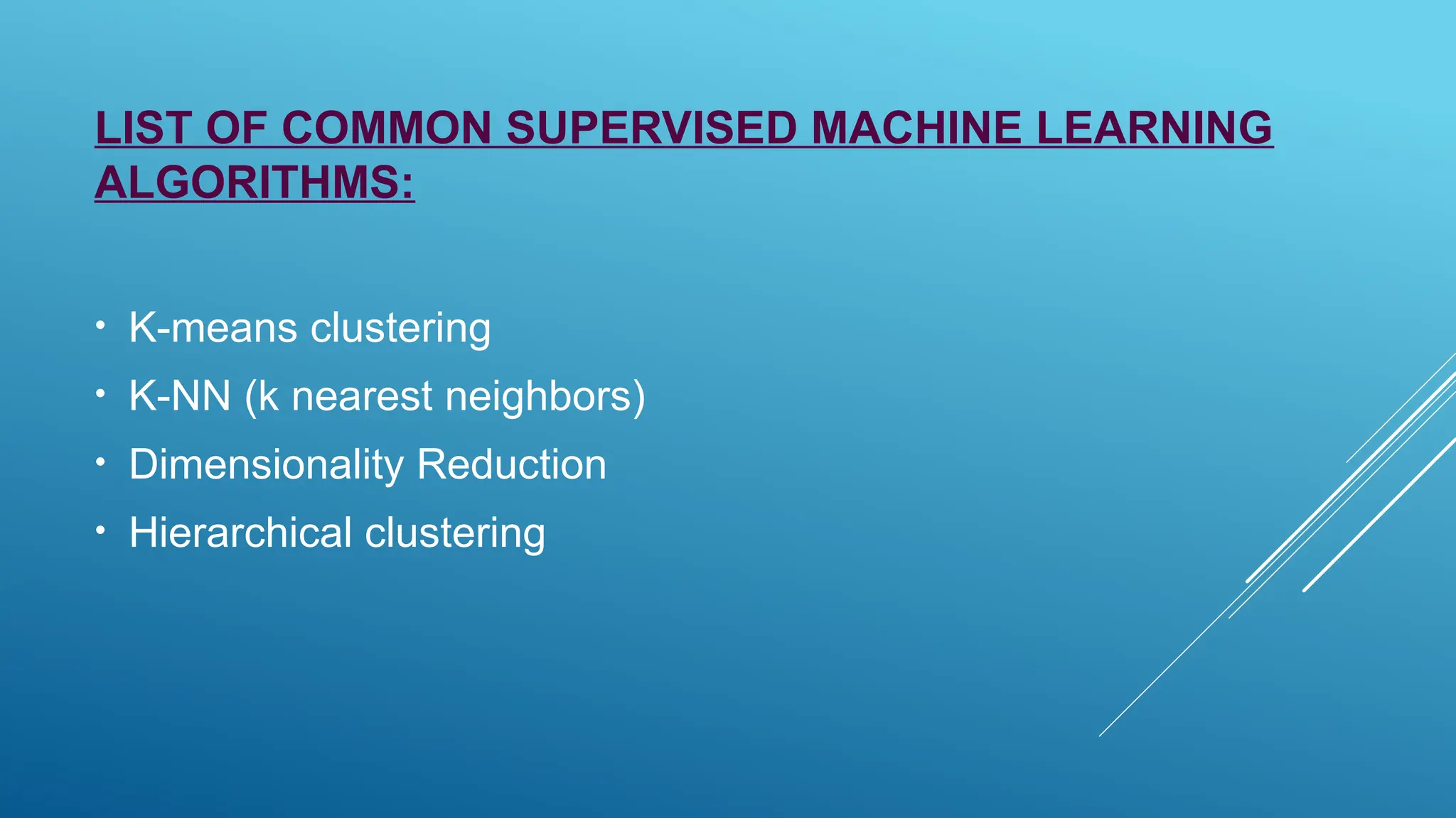 supervised and unsupervised machine learning, types of machine learning ...
