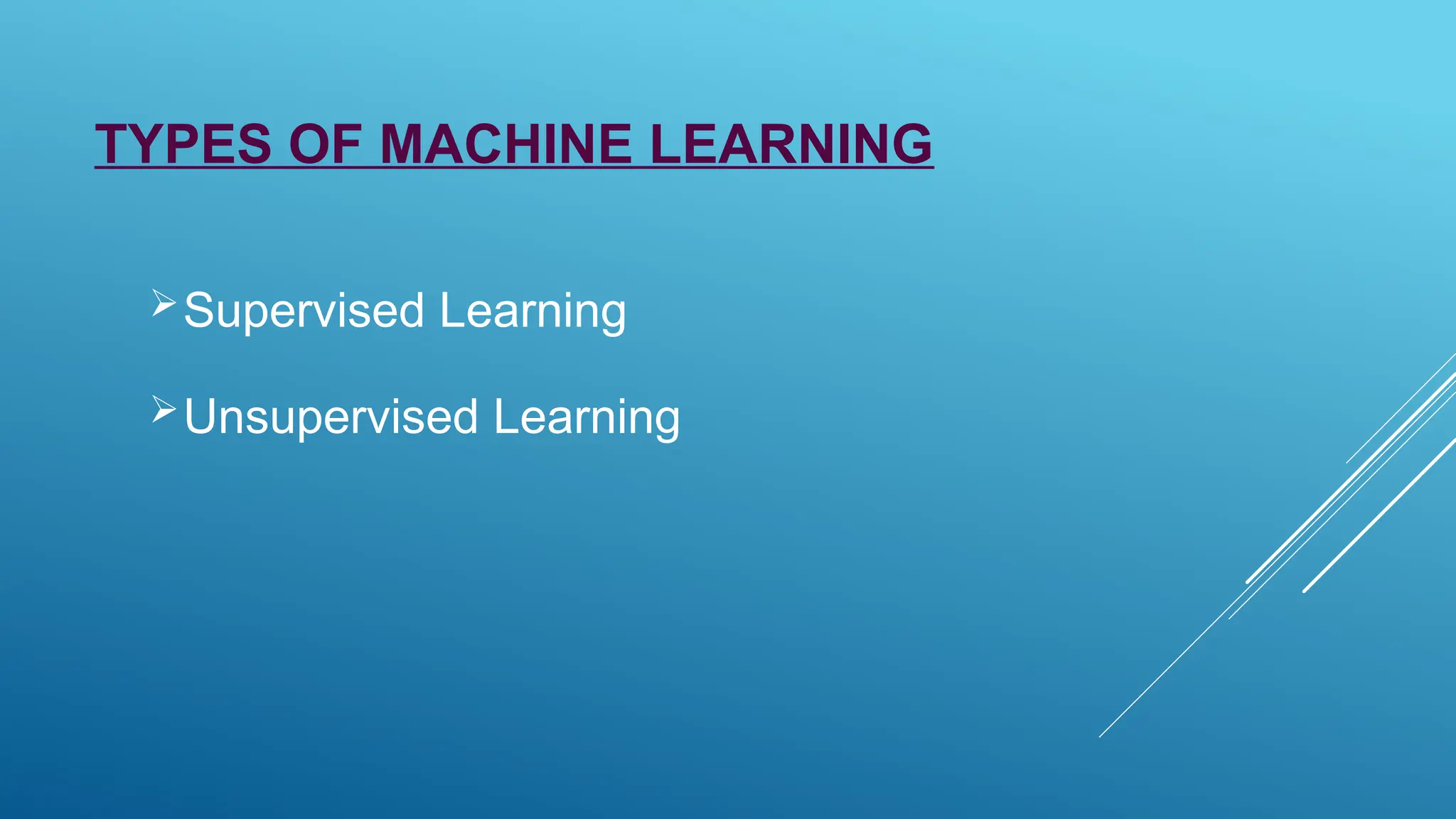 supervised and unsupervised machine learning, types of machine learning ...