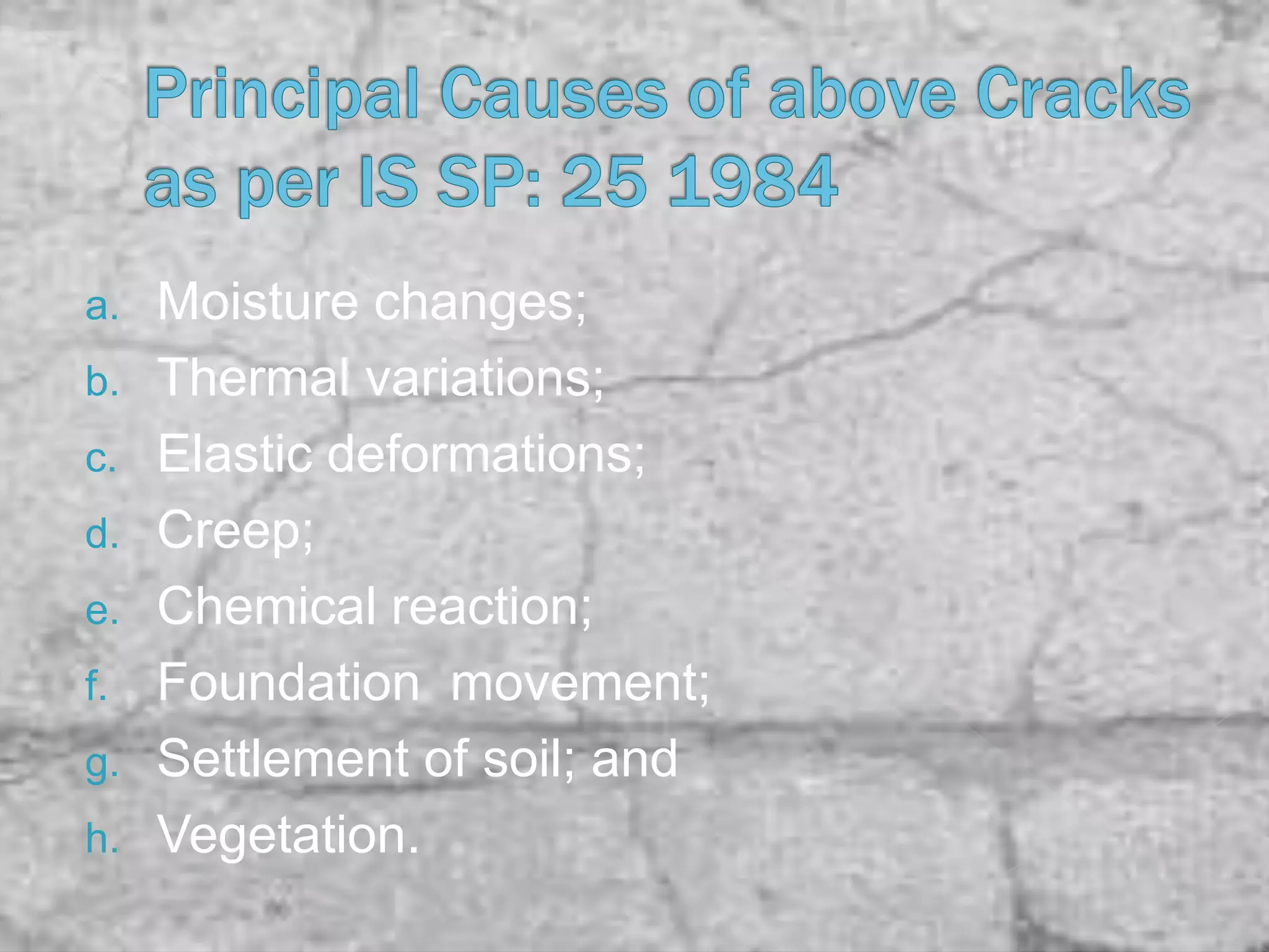 Types Of Cracks In Concrete And Their Causes – DWZY