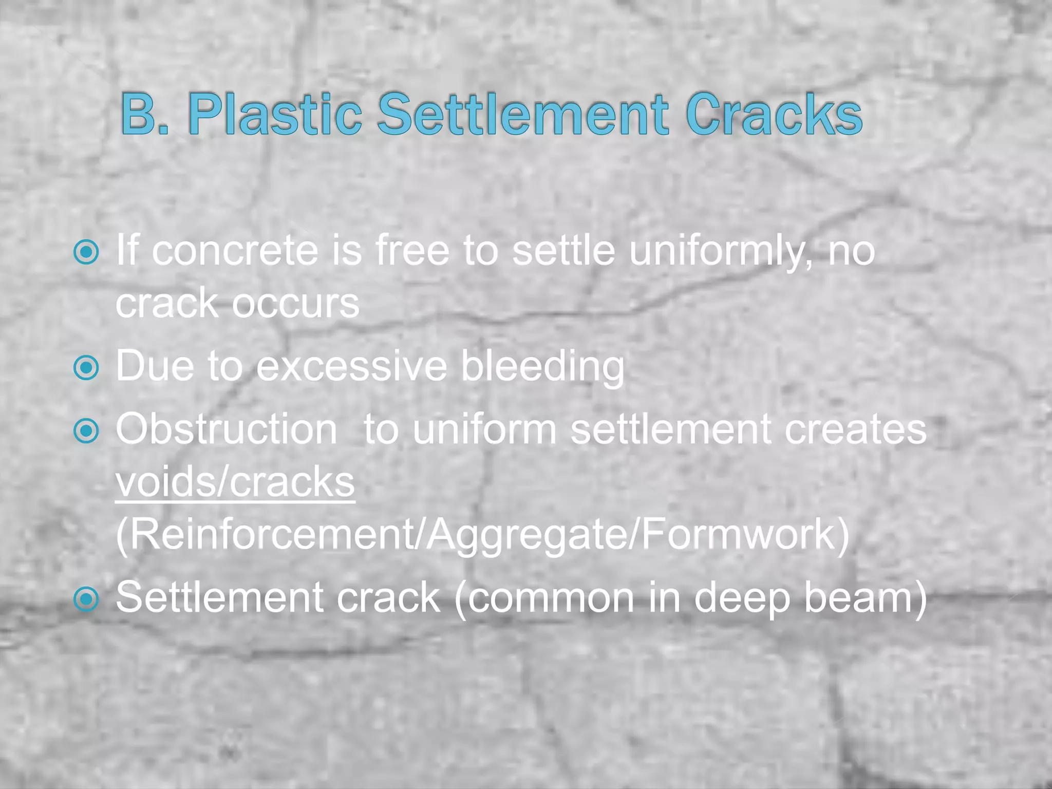 Fahad types and causes of cracks in concrete structures | PPTX