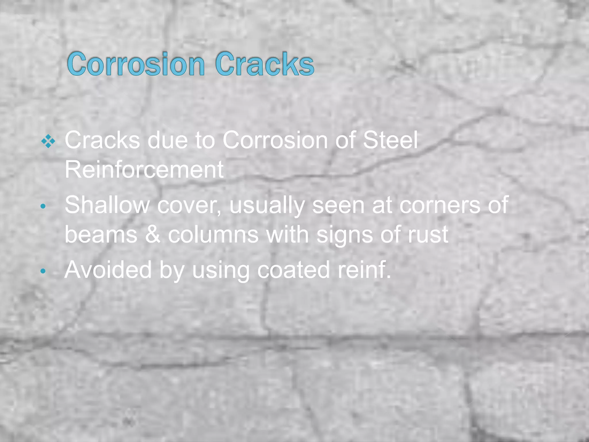 Fahad types and causes of cracks in concrete structures | PPTX
