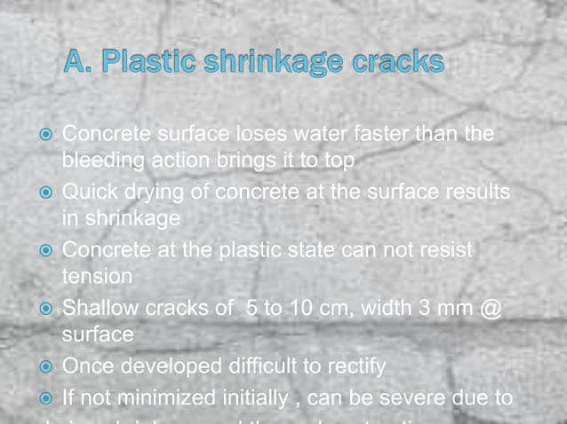 Fahad types and causes of cracks in concrete structures | PPT