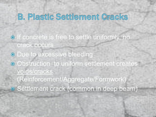 Fahad types and causes of cracks in concrete structures | PPT