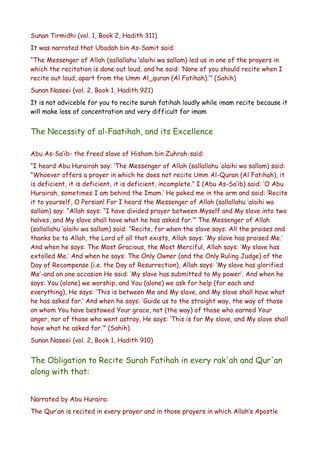 Sunan Tirmidhi (vol. 1, Book 2, Hadith 311)
It was narrated that Ubadah bin As-Samit said:
“The Messenger of Allah (sallallahu ‘alaihi wa sallam) led us in one of the prayers in
which the recitation is done out loud, and he said: ‘None of you should recite when I
recite out loud, apart from the Umm Al_quran (Al Fatihah).’” (Sahih)
Sunan Naseei (vol. 2, Book 1, Hadith 921)
It is not adviceble for you to recite surah fatihah loudly while imam recite because it
will make loss of concentration and very difficult for imam

The Necessity of al-Faatihah, and its Excellence
Abu As-Sa’ib- the freed slave of Hisham bin Zuhrah-said:
“I heard Abu Hurairah say: ‘The Messenger of Allah (sallallahu ‘alaihi wa sallam) said:
“Whoever offers a prayer in which he does not recite Umm Al-Quran (Al Fatihah), it
is deficient, it is deficient, it is deficient, incomplete.” I (Abu As-Sa’ib) said: ‘O Abu
Hurairah, sometimes I am behind the Imam.’ He poked me in the arm and said: ‘Recite
it to yourself, O Persian! For I heard the Messenger of Allah (sallallahu ‘alaihi wa
sallam) say: “Allah says: “I have divided prayer between Myself and My slave into two
halves, and My slave shall have what he has asked for.’” The Messenger of Allah
(sallallahu ‘alaihi wa sallam) said: “Recite, for when the slave says: All the praises and
thanks be to Allah, the Lord of all that exists, Allah says: ‘My slave has praised Me.’
And when he says: The Most Gracious, the Most Merciful, Allah says: ‘My slave has
extolled Me.’ And when he says: The Only Owner (and the Only Ruling Judge) of the
Day of Recompense (i.e. the Day of Resurrection), Allah says: ‘My slave has glorified
Me’-and on one occasion He said: ‘My slave has submitted to My power’. And when he
says: You (alone) we worship, and You (alone) we ask for help (for each and
everything), He says: ‘This is between Me and My slave, and My slave shall have what
he has asked for.’ And when he says: ‘Guide us to the straight way, the way of those
on whom You have bestowed Your grace, not (the way) of those who earned Your
anger, nor of those who went astray, He says: ‘This is for My slave, and My slave shall
have what he asked for.’” (Sahih)
Sunan Naseei (vol. 2, Book 1, Hadith 910)

The Obligation to Recite Surah Fatihah in every rak'ah and Qur'an
along with that:
Narrated by Abu Huraira:
The Qur’an is recited in every prayer and in those prayers in which Allah’s Apostle

 