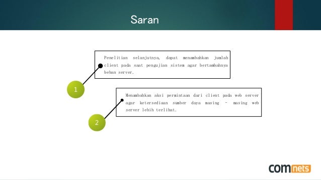 Perancangan Sistem Load Balancing Pada Web Server Dengan 