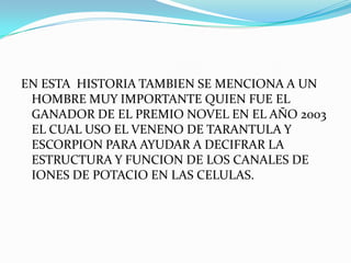 EL VENENO DE LAS ARAÑAS