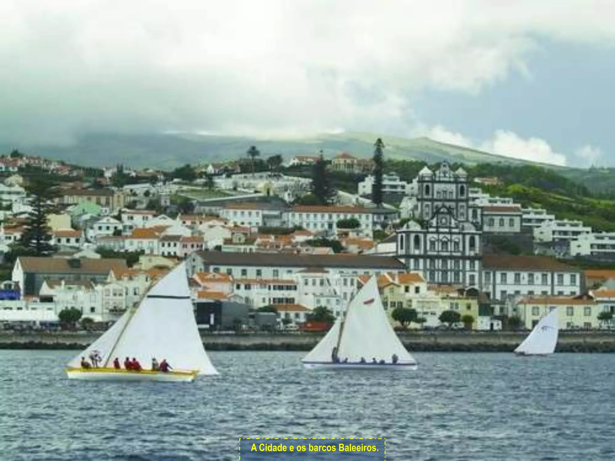 A Cidade e os barcos Baleeiros.