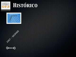 Histórico

                                    R
                                    E
                                 A
                               IP
                         G
                       SI
                   -
             07
        20




terça-feira, 13 de setembro de 11
 