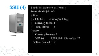 Fail2ban - the system security for green hand -on linux os | PDF