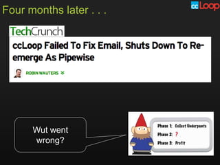 Four months later . . .




      Wut went
      wrong?
 