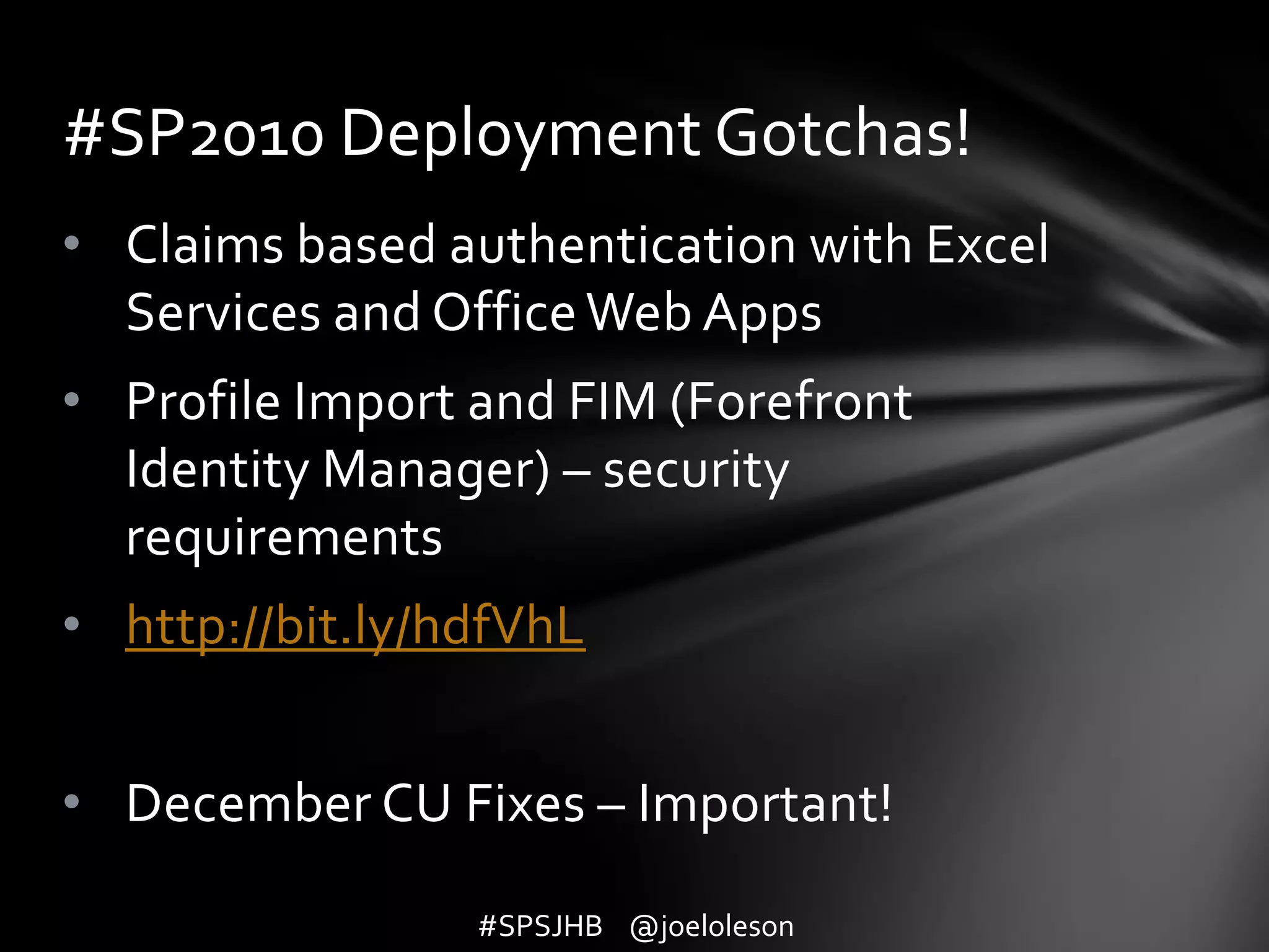 Claims based authentication with Excel Services and Office Web Apps