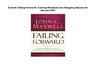 E-book Failing Forward: Turning Mistakes into Stepping Stones for
Success PDF
Download Here https://downloadhere01.blogspot.co.uk/?book=0785288570 Are some people born to achieve anything they want while others struggle? Call them lucky, blessed, or possessors of the Midas touch. What is the real reason for their success? Is it family background, wealth, greater opportunities, high morals, an easy childhood?New York Times best-selling author John C. Maxwell has the answer: The difference between average people and achieving people is their perception of and response to failure.Most people are never prepared to deal with failure. Maxwell says that if you are like him, coming out of school, you feared it, misunderstood it, and ran away from it. But Maxwell has learned to make failure his friend, and he can teach you to do the same."I want to help you learn how to confidently look the prospect of failure in the eye and move forward anyway," says Maxwell. "Because in life, the question is not if you will have problems, but how you are going to deal with them. Stop failing backward and start failing forward!" Read Online PDF Failing Forward: Turning Mistakes into Stepping Stones for Success, Read PDF Failing Forward: Turning Mistakes into Stepping Stones for Success, Read Full PDF Failing Forward: Turning Mistakes into Stepping Stones for Success, Download PDF and EPUB Failing Forward: Turning Mistakes into Stepping Stones for Success, Read PDF ePub Mobi Failing Forward: Turning Mistakes into Stepping Stones for Success, Reading PDF Failing Forward: Turning Mistakes into Stepping Stones for Success, Download Book PDF Failing Forward: Turning Mistakes into Stepping Stones for Success, Download online Failing Forward: Turning Mistakes into Stepping Stones for Success, Read Failing Forward: Turning Mistakes into Stepping Stones for Success John C. Maxwell pdf, Download John C. Maxwell epub Failing Forward: Turning Mistakes into Stepping Stones for Success, Download pdf John C. Maxwell Failing Forward: Turning Mistakes into Stepping Stones for
Success, Read John C. Maxwell ebook Failing Forward: Turning Mistakes into Stepping Stones for Success, Read pdf Failing Forward: Turning Mistakes into Stepping Stones for Success, Failing Forward: Turning Mistakes into Stepping Stones for Success Online Download Best Book Online Failing Forward: Turning Mistakes into Stepping Stones for Success, Download Online Failing Forward: Turning Mistakes into Stepping Stones for Success Book, Read Online Failing Forward: Turning Mistakes into Stepping Stones for Success E-Books, Read Failing Forward: Turning Mistakes into Stepping Stones for Success Online, Download Best Book Failing Forward: Turning Mistakes into Stepping Stones for Success Online, Download Failing Forward: Turning Mistakes into Stepping Stones for Success Books Online Read Failing Forward: Turning Mistakes into Stepping Stones for Success Full Collection, Download Failing Forward: Turning Mistakes into Stepping Stones for Success Book, Read Failing Forward: Turning Mistakes into Stepping Stones for Success Ebook Failing Forward: Turning Mistakes into Stepping Stones for Success PDF Read online, Failing Forward: Turning Mistakes into Stepping Stones for Success pdf Read online, Failing Forward: Turning Mistakes into Stepping Stones for Success Read, Read Failing Forward: Turning Mistakes into Stepping Stones for Success Full PDF, Download Failing Forward: Turning Mistakes into Stepping Stones for Success PDF Online, Download Failing Forward: Turning Mistakes into Stepping Stones for Success Books Online, Read Failing Forward: Turning Mistakes into Stepping Stones for Success Full Popular PDF, PDF Failing Forward: Turning Mistakes into Stepping Stones for Success Download Book PDF Failing Forward: Turning Mistakes into Stepping Stones for Success, Download online PDF Failing Forward: Turning Mistakes into Stepping Stones for Success, Read Best Book Failing Forward: Turning Mistakes into Stepping Stones for Success, Read PDF Failing Forward:
Turning Mistakes into Stepping Stones for Success Collection, Read PDF Failing Forward: Turning Mistakes into Stepping Stones for Success Full Online, Read Best Book Online Failing Forward: Turning Mistakes into Stepping Stones for Success, Read Failing Forward: Turning Mistakes into Stepping Stones for Success PDF files
 