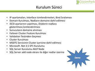 Failover Clustering Sql Server | PPTX