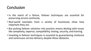Failover System in Cloud Computing System | PDF