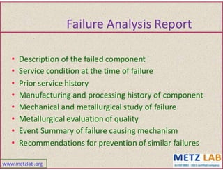 Failure analysis 