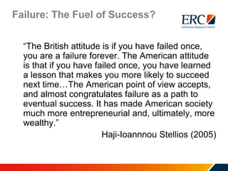 Life after business failure: Recovering from and making the most of ...