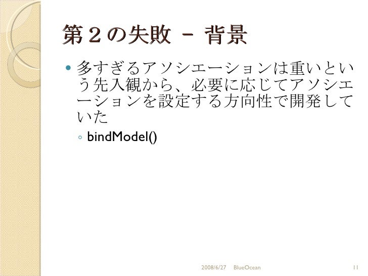 Failure Of Cake PHP