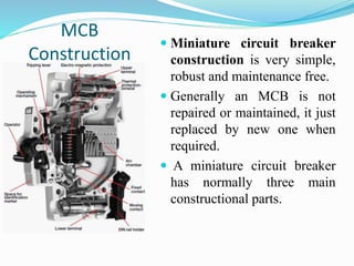 Mcb Exploding Failure of fuse & mcb | PPTX