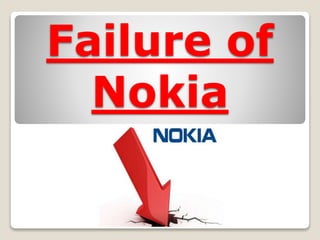 Failure of
Nokia
 