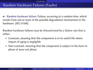 Failures and Failure Classificationmmmmm | PDF