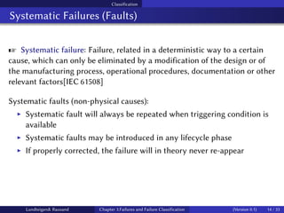 Failures and Failure Classificationmmmmm | PDF
