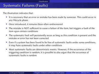 Failures and Failure Classificationmmmmm | PDF