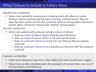 Failures and Failure Classificationmmmmm | PDF