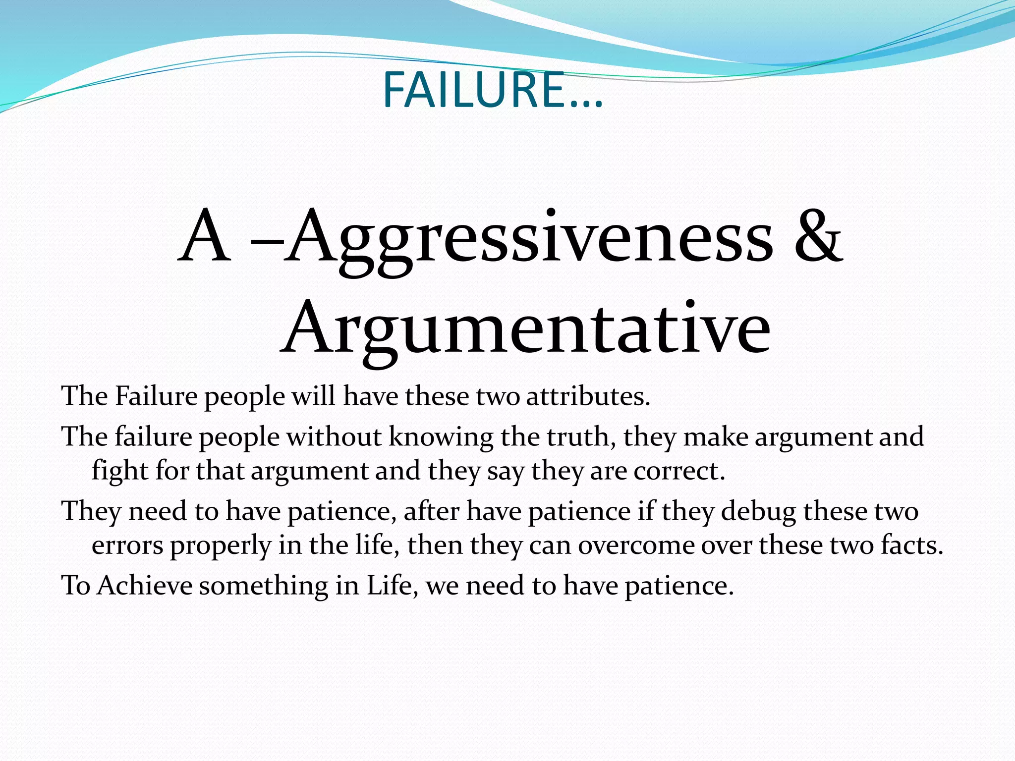 Failure Vs Success Pptx