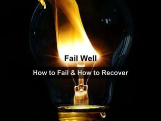 @joshsimmons | philosophy, psychology, technology
co-founder @beawimp | community manager, programming @oreillymedia
Fail Well
How to Fail & Recover Like a Pro
with i@joshsimmons.com
 