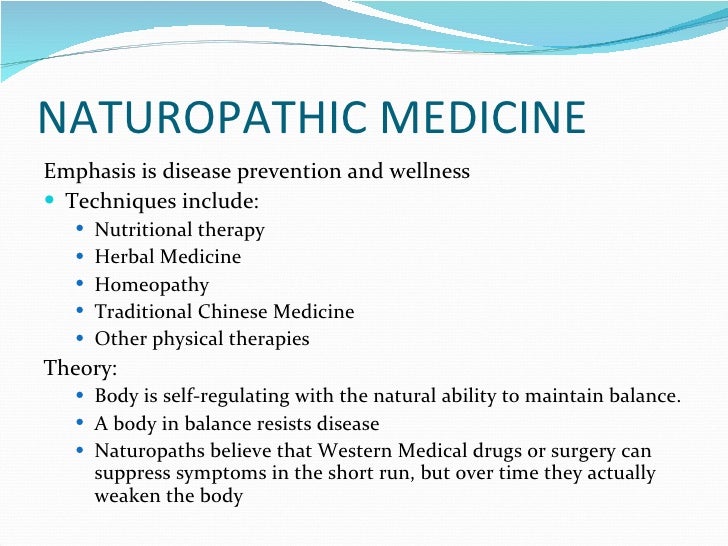 Alternative And Complementary Medicine